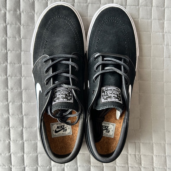 NIB! Nike SB Zoom Janoski OG+ Black & White Skateboarding Shoes - Picture 3 of 10